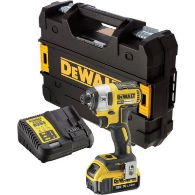Afbeelding van DeWalt DCF887M1 18V XR Brushless Li Ion slagschroevendraaier met 1x 4.0Ah accu