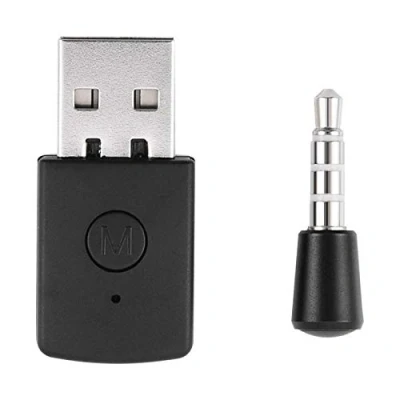Afbeelding van Draadloze hoofdtelefoonadapter, Mini USB 4.0 adapter voor Bluetooth adapter/dongle ontvanger en zenders PS4 PlayStation