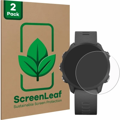 Afbeelding van ScreenLeaf Screenprotector voor Garmin Forerunner 245 Music Duurzame schermbescherming Folie Beschermfolie transparant (2 Stuks)