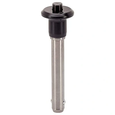 Afbeelding van HALDER 22340.0211 kogelsperpinnen d1=8 mm / l1=90 mm/Rostfreier Stahl 1.4305 zwart