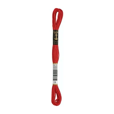 Afbeelding van Anchor 4635000 00013 borduurgaren, katoen, lakenrood