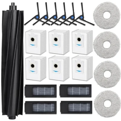 Afbeelding van AVAENZO Accessoires voor Ecovacs Deebot X2 Omni / Pro DEX86 1 hoofdborstel roller 4 doekjes filters 6 zijborstel stofzuigerzakken reserveonderdelen