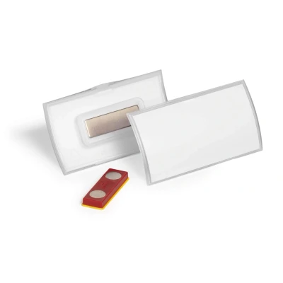 Afbeelding van Durable 825919 Naamplaatje CLICK FOLD (b x h) 75 mm 40 magneet 10 stuk(s)