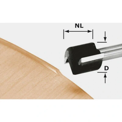Afbeelding van Festool Accessoires Kantenfrees HW D 19/16 S8 OFK 700 491666