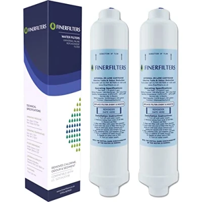 Afbeelding van Finerfilters filters FF 6010PF koelkastwaterfilters compatibel met SAMSUNG, LG, Daewoo, GE, Bosch enz. Koelkast inline waterfilters (2)