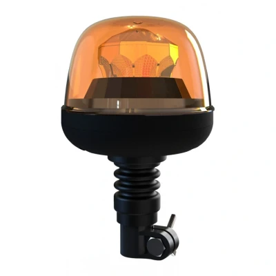 Afbeelding van ORANJE dak zwaailicht 10 LED R10 / R65 Beugel bevestiging