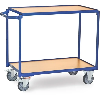 Afbeelding van fetra 2940 Tafelwagen Staal Poedercoating Laadvermogen (max.): 250 kg Stralend blauw (RAL 5007)
