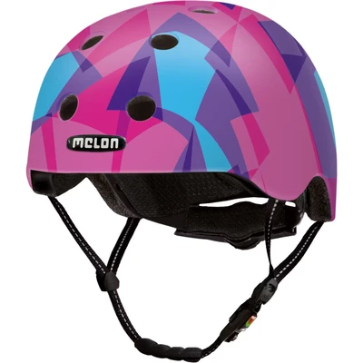 Afbeelding van Partychimp Urban Active fietshelm roze/blauw maat 46 52 cm