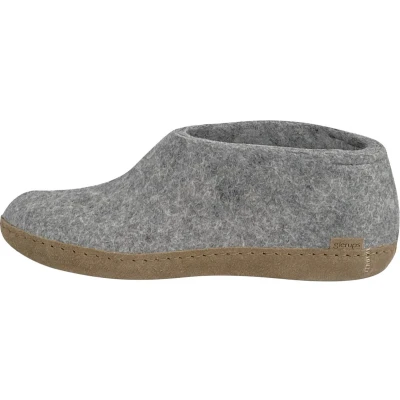 Afbeelding van glerups Dames en Heren slippers Leren zool