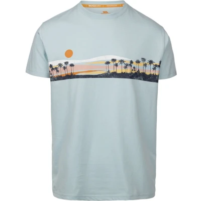 Afbeelding van Trespass T Shirt Marmion Casual Printed Tshirt Seafoam Marl L