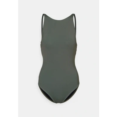 Afbeelding van Lascana Liliana Badpak, Dames, Maat: 42xC/D, Oliv