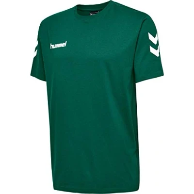Afbeelding van Hummel Hmlgo Tshirt print, Heren, Maat: Large, Evergreen