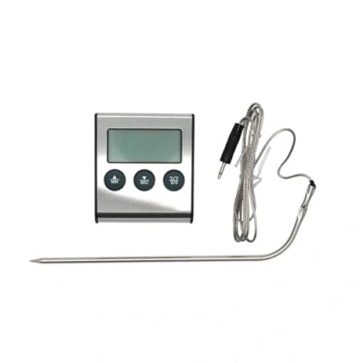 Afbeelding van Fackelmann 63805 digitale kookthermometer met sonde, thermo kooksensor, thermometer, ABS, 7 x 6,2 cm