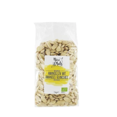 Afbeelding van Nice &amp; Nuts Amandelen wit 1 kilog