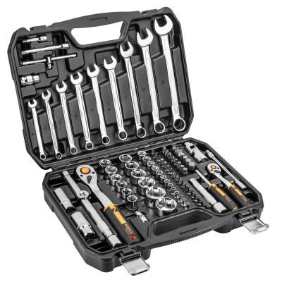 Afbeelding van NEO 10 059 Doppenset 82 delig, 1/2 en 1/4