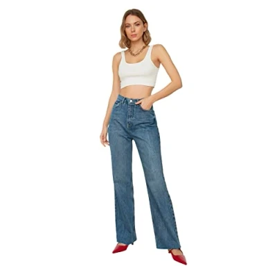 Afbeelding van Trendyol Jeans voor dames, Blauw, 64