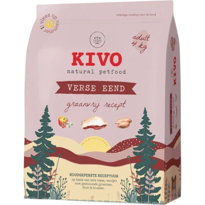 Afbeelding van Kivo Verse Eend Graanvrij 4 kg