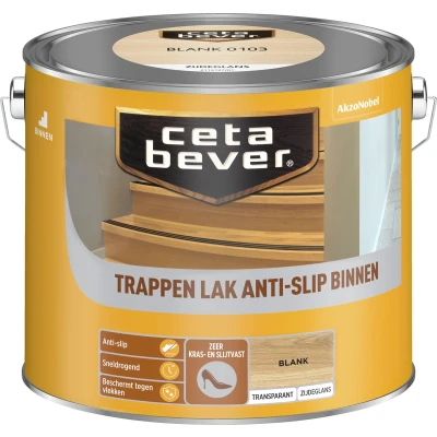 Afbeelding van Ceta Bever Trappenlak Transparant Anti slip Blanke lak &amp; Beits