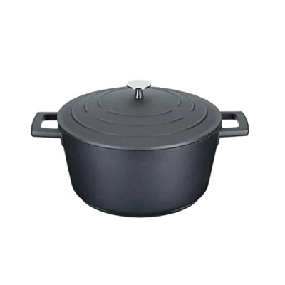 Afbeelding van MasterClass gietaluminium braadpan (Ø24 cm) (4L) (lichtgewicht) zwart