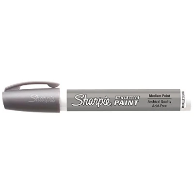 Afbeelding van DYMO Water Based Paint Marker Medium Point Zilver kleurmarker (zilver, meerkleurig, middel)