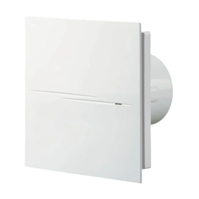 Afbeelding van Blauberg Sileo Badkamerventilator Met Timer &amp; Vochtigheidssensor (Aansluiting: Ø 100 mm)