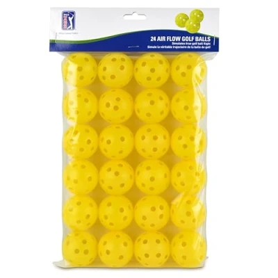 Afbeelding van PGA TOUR 24 Air Flow oefengolfbal, geel, PGAT137