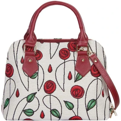 Afbeelding van Signare Handtas Driehoekstas Mackintosh Simple Rose