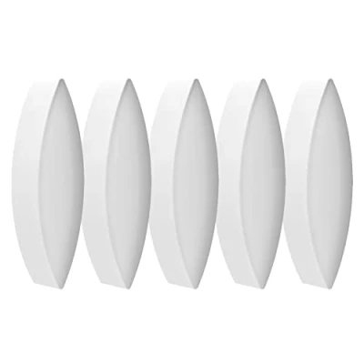 Afbeelding van stonylab Magnetische Roer Bar, 5 Pack 40 mm Laboratorium Plate Bar PTFE Gecoate Set Bars Witte Mixer voor Roerers, Olijfvorm, PK
