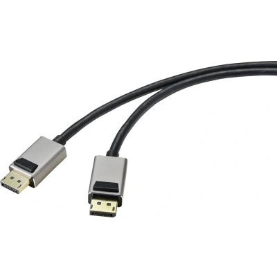 Afbeelding van SpeaKa Professional SP 9510448 DisplayPort kabel Aansluitkabel stekker, stekker 1.00 m Zwart 8K UHD
