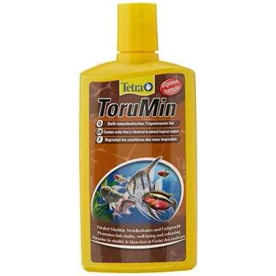 Afbeelding van Tetra ToruMin voor natuurlijk zwart water voegt natuurlijke turfeextracten toe, geschikt zoetwateraquaria, fles van 500 ml