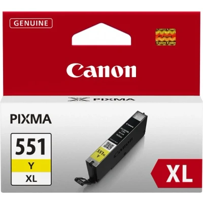 Afbeelding van CANON CLI 551XL Gele inktcartridge