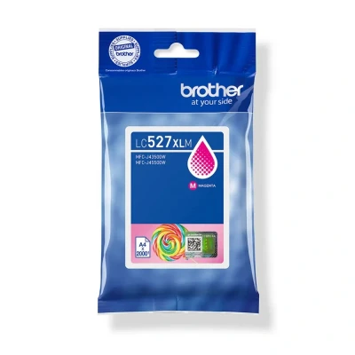 Afbeelding van Brother LC527XLM inktcartridge 1 stuk(s) Origineel Hoog (XL) rendement Magenta