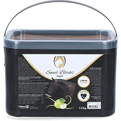 Afbeelding van Excellent Sweet Apple Blocks 1,2 KG Kleurloos