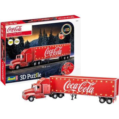 Afbeelding van Revell 3D Puzzel Bouwpakket Coca Cola Truck LED Edition