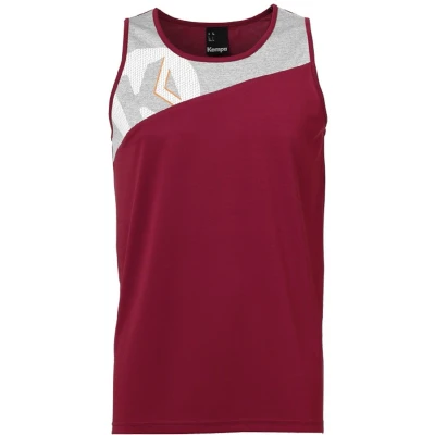 Afbeelding van Kempa Core 2.0 Singlet Diep Rood Donker Grijs Melange Maat 3XL