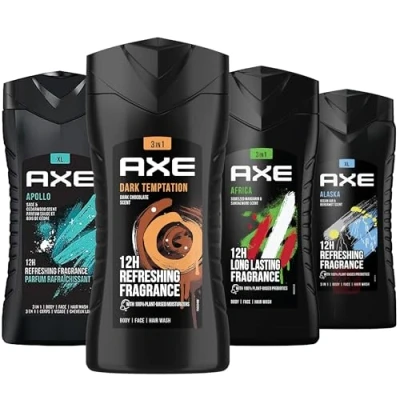Afbeelding van 3x Axe Douchegel Alaska 400 ml