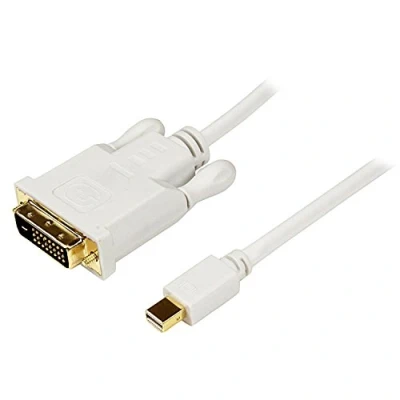 Afbeelding van StarTech.com 1,8 m Mini DisplayPort naar DVI kabel D Computer Monitor mDP 1920 x 1200 Wit (MDP2DVIMM6W)