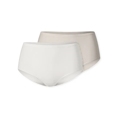 Afbeelding van Schiesser 2 PACK Essentials Slip, Dames, Maat: 36, Sand grau jaspe