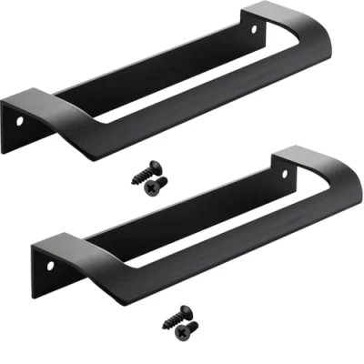 Afbeelding van 2 x Meubelgreep LYS Boorgatafstand 160 mm Zwart mat Design handgreep van SOTECH