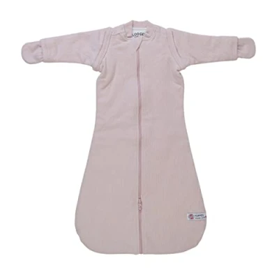 Afbeelding van Babyslaapzak Lodger Sleeves Nomad Rib Tan 50 / 62 cm