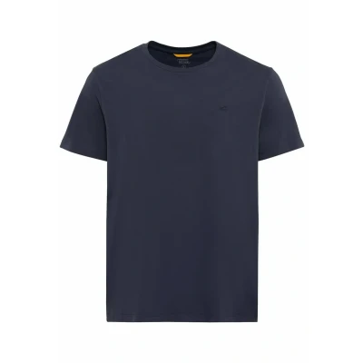 Afbeelding van camel active Kurzarm Tshirt basic blau, Heren, Maat: Small, Blau