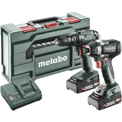Afbeelding van Metabo Combo Set SB 18 + SSD LT 200 BL Accu klopboor/schroefmachine, slagmoersleutel Incl. accu, lader