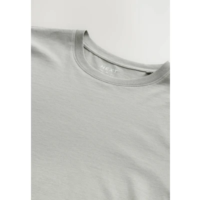 Afbeelding van Next Tshirt basic, Heren, Maat: Small, Neutral stone