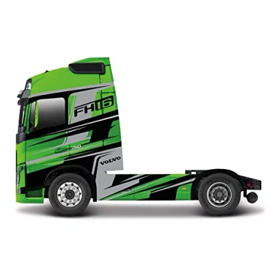 Afbeelding van Bburago B18 32204 Street FIRE HAULERS Custom CABS Gegoten Truck Volvo FH16 Globetrotter 750 XXL 1:43 schaal verzamelbaar speelgoedmodel, verschillende ontwerpen en kleuren