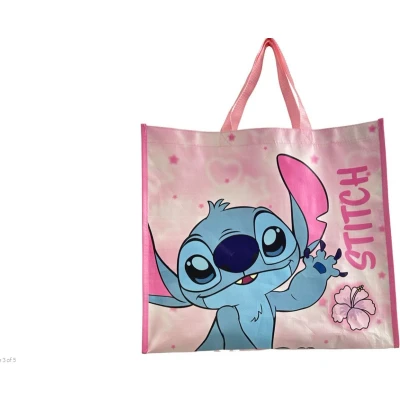 Afbeelding van lilo &amp; Stitch: Shopper 450x400mm, gerecycleerd van PET flessen, en stitch tas, Boodschappentas, stitch,