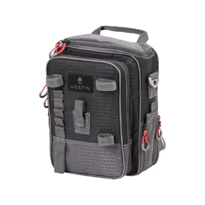 Afbeelding van Westin W4 Street Bag Pro Medium Titanium Black Rugtas (Incl. 3 Tackleboxen) Vistas