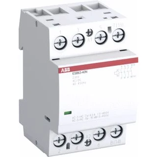Afbeelding van Abb magneetschakelaar 400v 63a stuurspanning ac maakcontact en 4 module eenheden 3 inbouwdiepte 43 5mm ip20 1sae351111r0540
