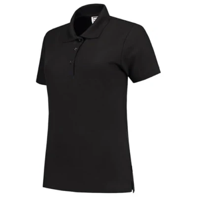 Afbeelding van Tricorp Dames Poloshirt slim fit 201006 Zwart mt.XL