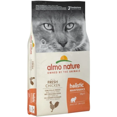 Afbeelding van Almo Nature Holistic Maintenance Kattenvoer Kip &amp; Rijst 12 kg