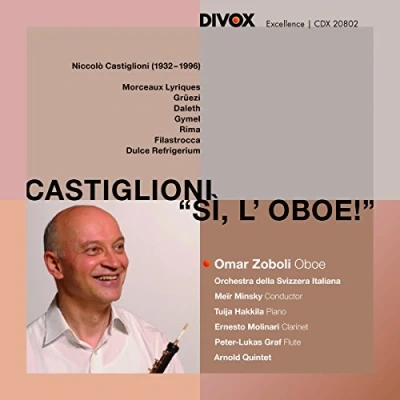 Afbeelding van Zoboli Omar And Friends Castiglioni: Complete Works For Obo (CD)